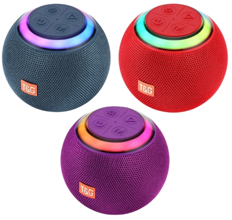 Αδιάβροχο Φορητό Ηχείο Bluetooth με RGB Φωτισμό TG-683