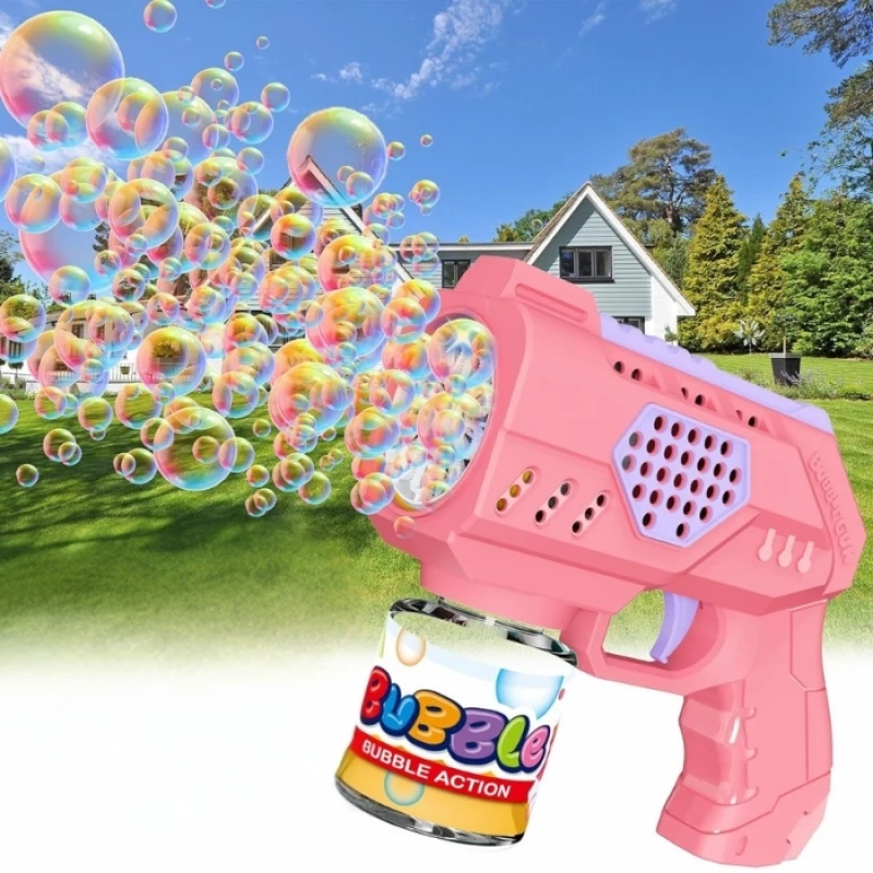 Όπλο για Πολύχρωμες Σαπουνόφουσκες με LED - Bubble Machine Gun AL-2032