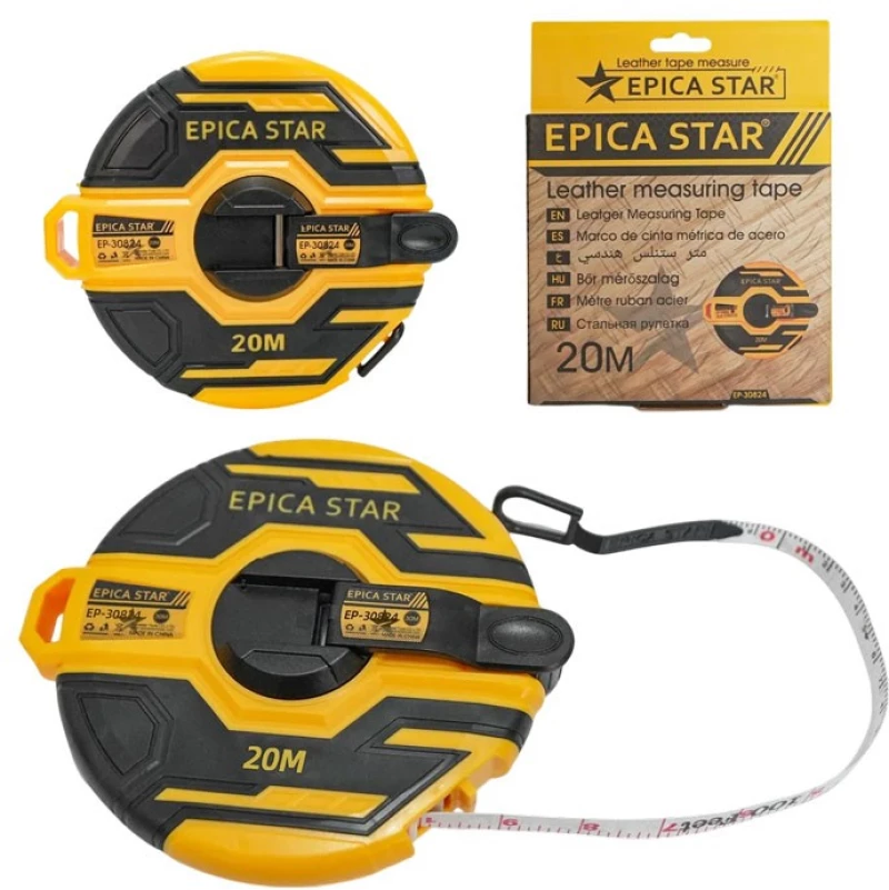 Εύκαμπτη μετροταινία/ μεζούρα 20m EPICA STAR EP-30824