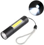 Mini Επαναφορτιζόμενος Φακός LED με 3 Λειτουργίες 1385-25