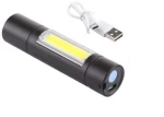 Mini Επαναφορτιζόμενος Φακός LED με 3 Λειτουργίες 1385-25