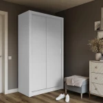 Ντουλάπα Linea Λευκή 120x60x215cm