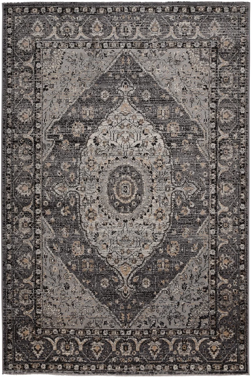 Χαλί Fanci G556D White Vison Grey-Beige Βιοκαρπέτ 200X290cm