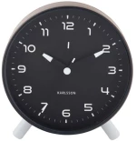 Ρολόι Επιτραπέζιο - Ξυπνητήρι Orgullo KA6029BK 11x5x12cm Black Karlsson Μέταλλο