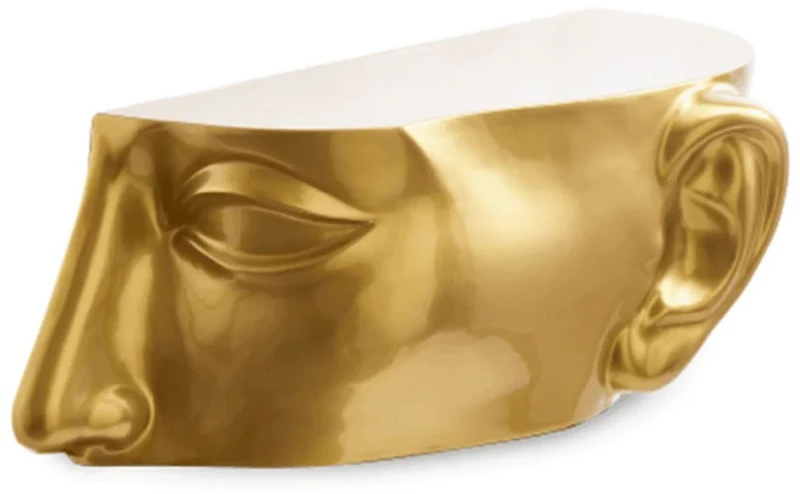Τραπεζάκι Βοηθητικό - Καφέ Head Right Top 510-070-132 56x46x40cm Gold