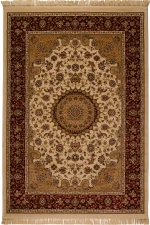 Χαλί Isfahan 2438A Cream-Red Βιοκαρπέτ 80X140cm