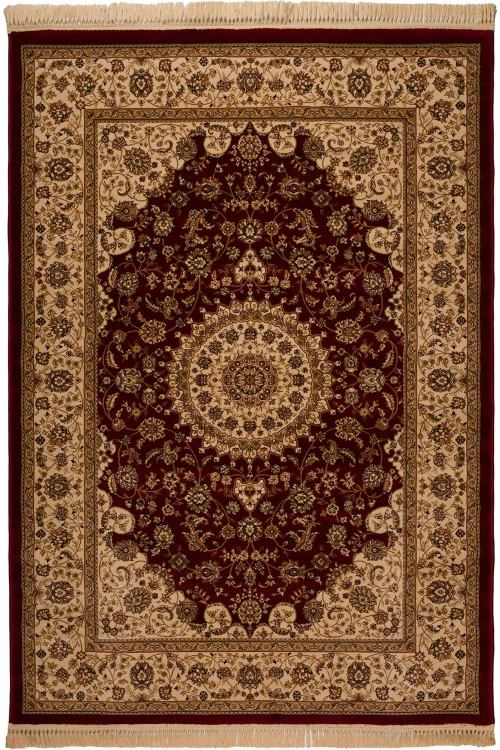 Χαλί Isfahan 2438A Red-Cream Βιοκαρπέτ 200X250cm