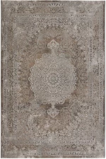 Χαλί Segovia 34154 970 Brown-Grey Βιοκαρπέτ 160X230cm