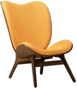 Πολυθρόνα A Conversation Piece Tall 5872C704-06 73x93x106cm Dark Oak Tangerine