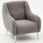 Πολυθρόνα Simena 825BLC2829 70x70x77cm Grey