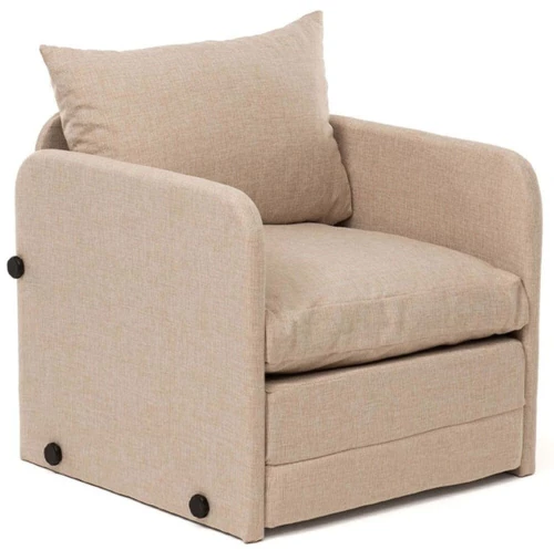 Πολυθρόνα - Κρεβάτι Saga Single 859FTN2884 68x70x66cm Beige