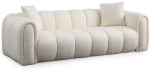 Καναπές Τριθέσιος Puffy 560ARE1544 240x105x75cm White