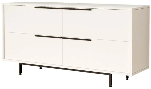Μπουφές On 956LCS3441 160x44,5x74,3cm White Μοριοσανίδα, Μέταλλο