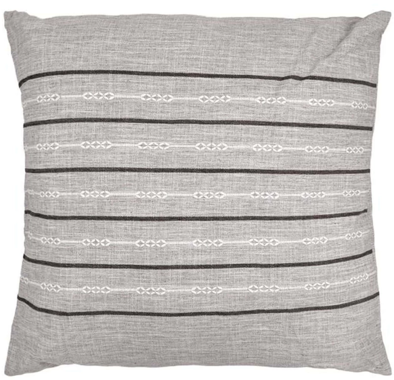 Μαξιλάρι Διακοσμητικό (Με Γέμιση) 374-225-723 Grey 60Χ60 Ύφασμα