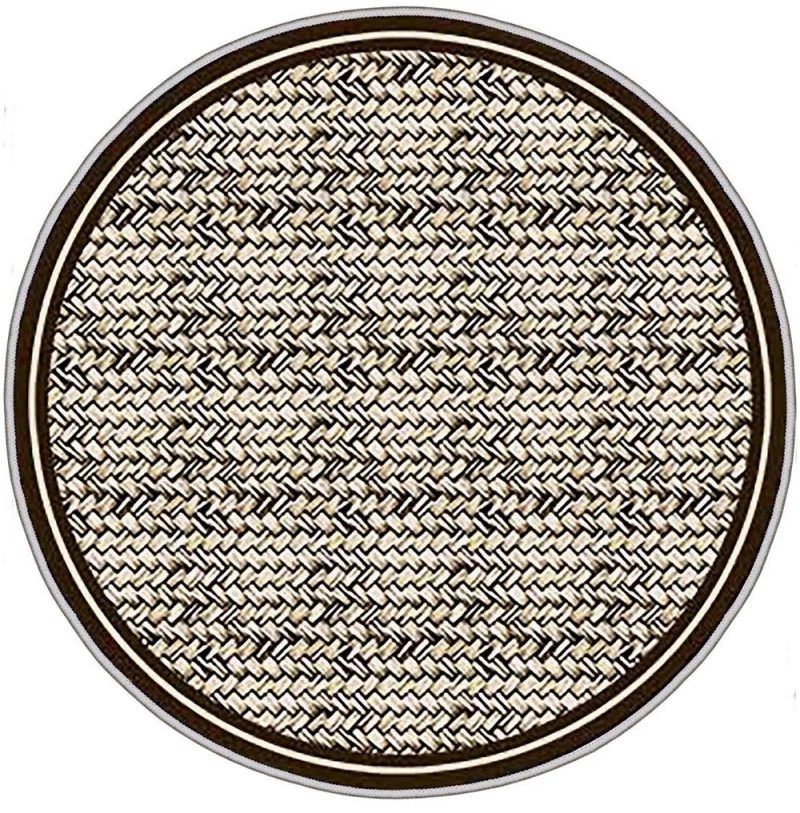Χαλί Hmnt931 478HFT3133 Beige-Brown Conceptum Hypnose 70X70cm Round