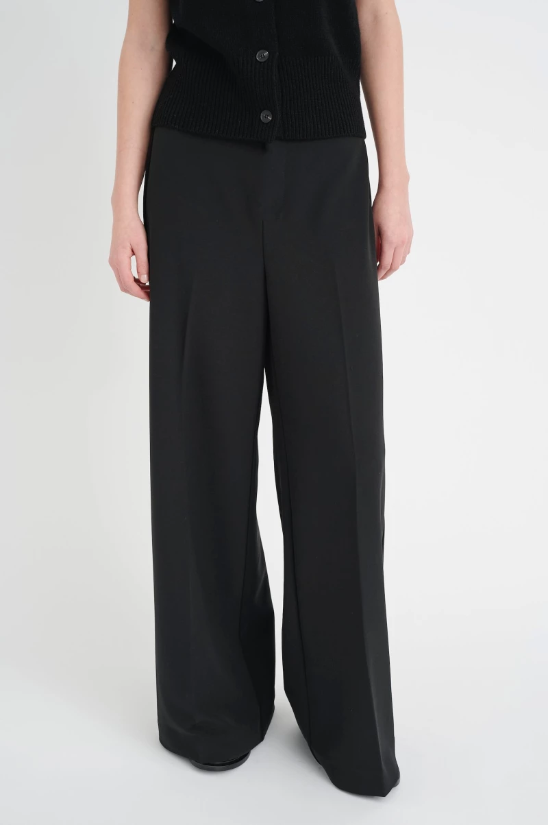 Μαύρη σατέν παντελόνα Zilky Inwear - Μαύρο