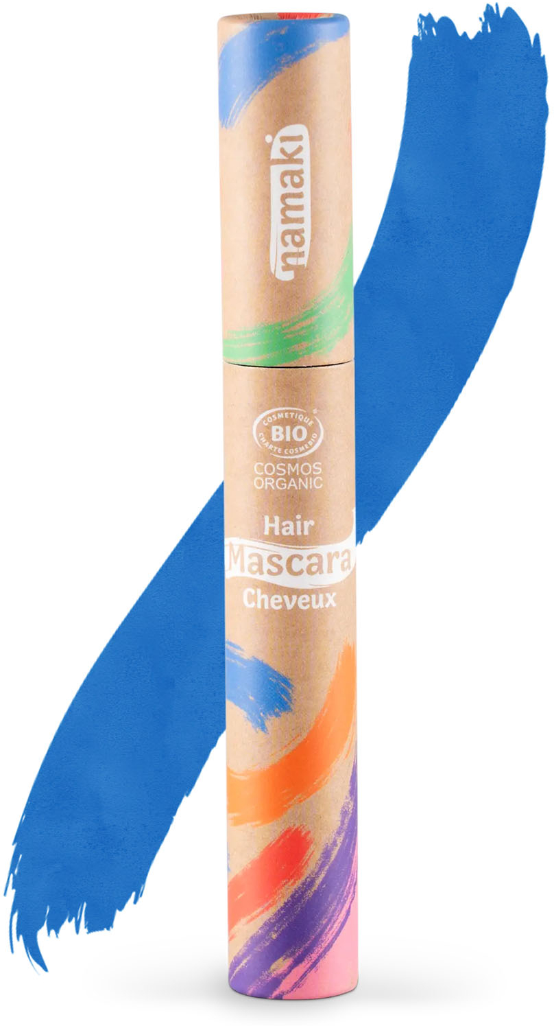 Bio Μάσκαρα Μαλλιών, Μπλε - Namaki