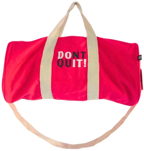 Τσάντα Γυμναστηρίου από Βαμβάκι Cotton Gym Bag Cherry Pink (45x30x23cm)