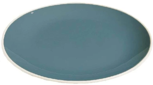 Πιάτο Γλυκού Oslo ATA166K6 20,5x2,5cm Grey-Blue Espiel Πηλός