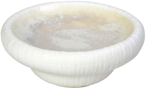 Πιάτο Ρηχό Διπλότοιxο Με Πόδι Zen SOR109K2 22,7x7,2cm Sun Yellow-White Espiel Πορσελάνη