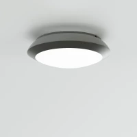 Φωτιστικό Οροφής - Πλαφονιέρα Champlain 80300834 1xE27 9x28,5x28,5cm Grey ItLighting