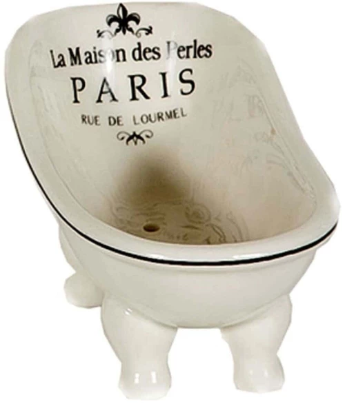 Σαπουνοθήκη Paris 577035 14x7,7x7,7cm White Marva Πορσελάνη