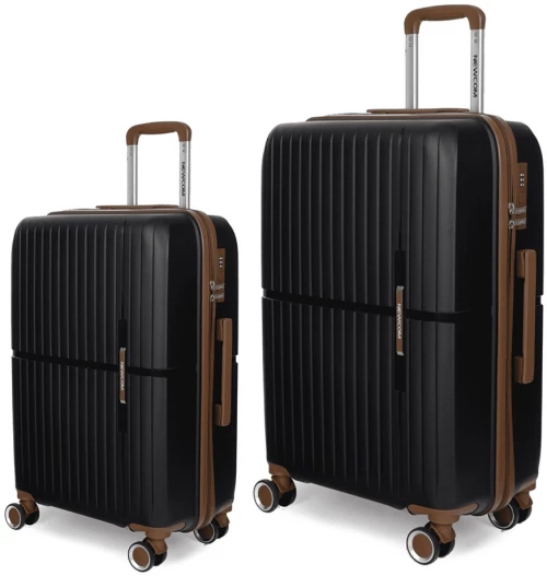 Βαλίτσα Trolley (Σετ 2Τμχ) N1596 50/60 Black Newcom