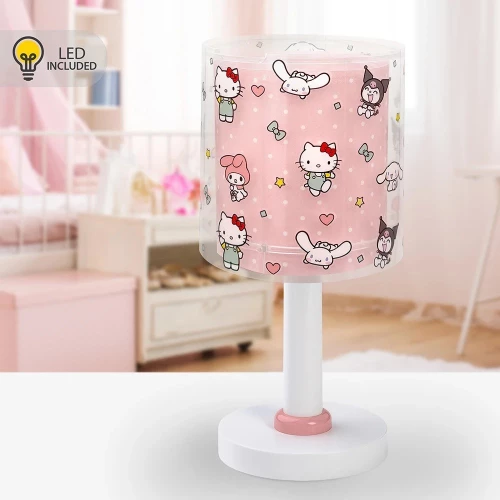 Επιτραπέζιο Φωτιστικό Παιδικό Hello Kitty And Friends G4 Led 41251 16×16×2 cm Pink Ango