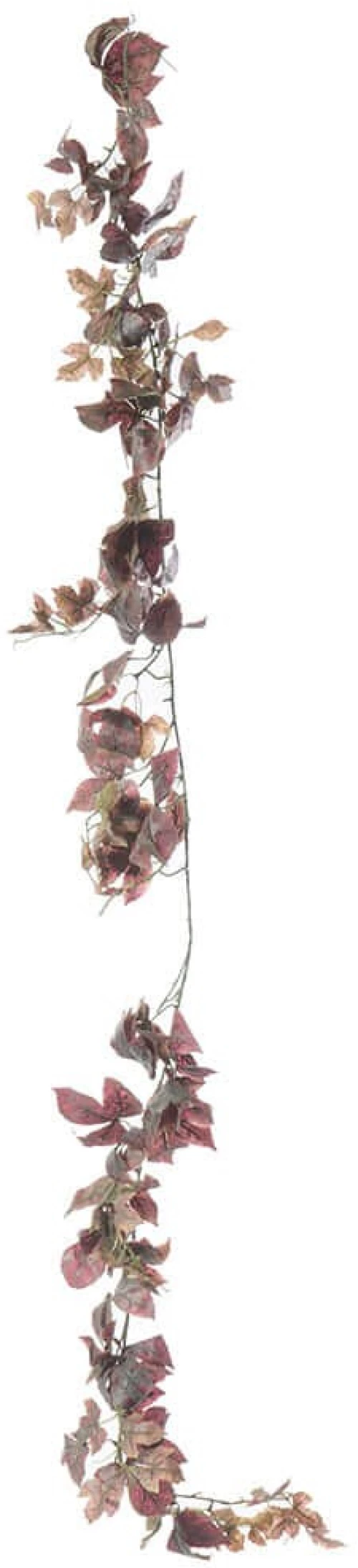 Τεχνητή Γιρλάντα Σφένδαμος Saccharinum 8471-7 180cm Purple Supergreens Ύφασμα,Πλαστικό
