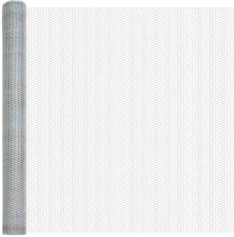 vidaXL Σετ Φρακτών Γαλβανισμένος ατσάλι 25 x 1.5 μ