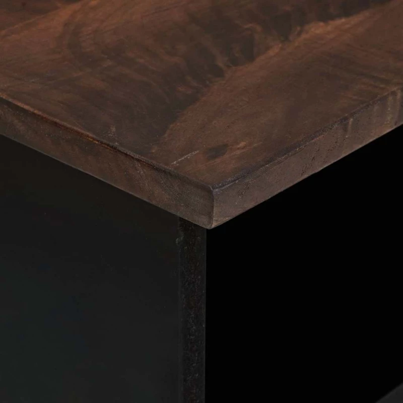 vidaXL Ντουλάπι Τηλεόρασης - 100 x 33.5 x 46 εκ, φτιαγμένο από μασίφ ξύλο μάνγκο.