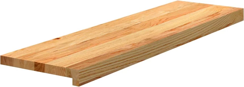 vidaXL Πατάκια Σκάλας 8 τεμ. Ανοιχτό Καφέ 90x30x2 cm Ξύλο Δρυός