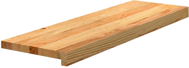 vidaXL Πατάκια Σκάλας 4 τεμ. Ανοιχτό Καφέ 80x25x2 cm Ξύλο Δρυός
