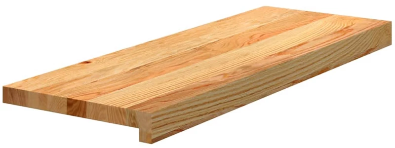 vidaXL Πατάκια Σκάλας 4 τεμ. Ανοιχτό Καφέ 70x25x2 cm Ξύλο Δρυός