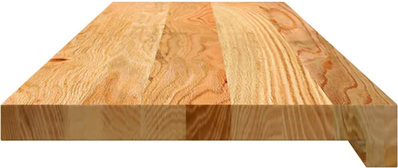 vidaXL Πατάκια Σκάλας 2 τεμ. Ανοιχτό Καφέ 90x30x2 cm Ξύλο Δρυός