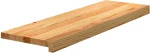 vidaXL Πατάκια Σκάλας 2 τεμ. Ανοιχτό Καφέ 80x25x2 cm Ξύλο Δρυός
