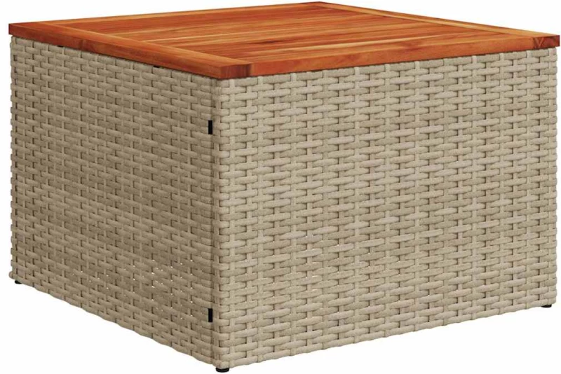 vidaXL Σετ Καναπέ Κήπου 5 pcs Beige, λευκό 55 x 55 x 37 εκ