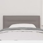 vidaXL LED Κεφαλάρι Σχεδίαση Γραμμών Ταουπέ 100 εκ Ύφασμα