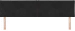 vidaXL LED Κεφαλάρι Διαμαντιών, Μαύρο, 180 εκ, Βελούδο