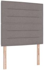 vidaXL Κρεβάτι Box Spring με Στρώμα σε Ταμπά, 90x190 εκ., Ύφασμα