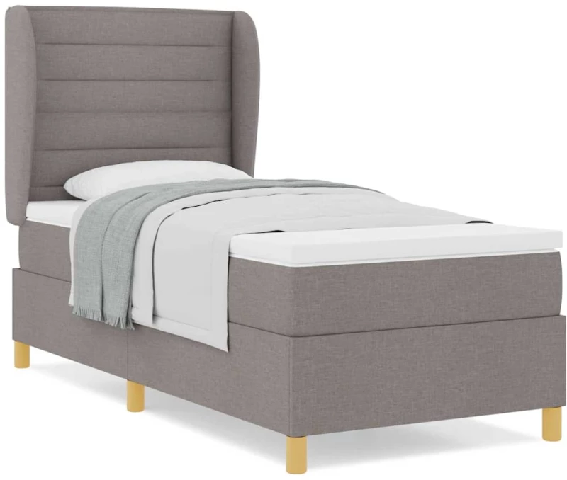 Κρεβάτι με Στρώμα vidaXL Ταπαου 80x200 εκ Fabric