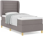 Κρεβάτι με Στρώμα vidaXL Ταπαου 80x200 εκ Fabric