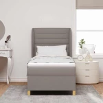 Κρεβάτι με Στρώμα vidaXL Ταπαου 80x200 εκ Fabric