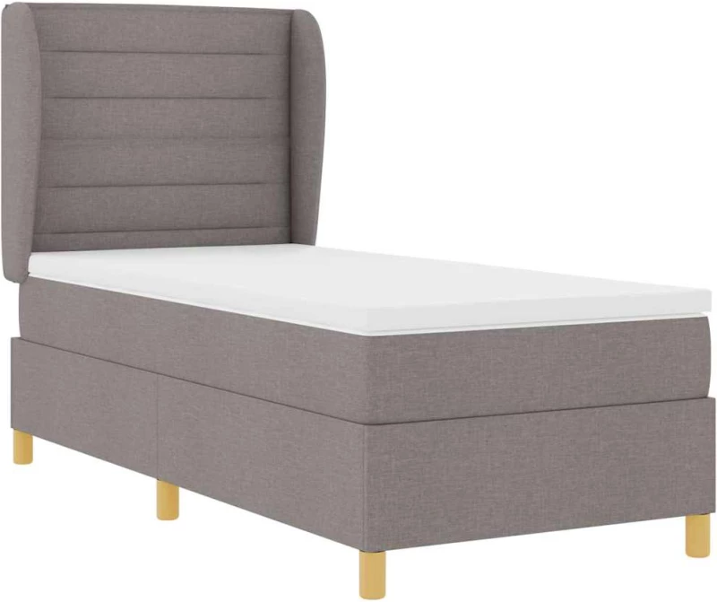 Κρεβάτι με Στρώμα vidaXL Ταπαου 80x200 εκ Fabric