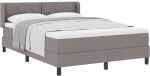 vidaXL Κρεβάτι Box Spring με Στρώμα – Ταουπέ, 140 x 200 εκ, Υφάσματος