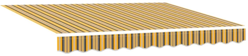 vidaXL Χειροκίνητη Τέντα Πολύχρωμες Ρίγες 300 x 250 εκ