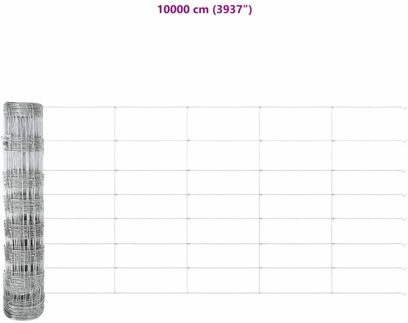 vidaXL Σαλονόπλεγμα 0.8 x 25 μ Γαλβανισμένο Χάλυβα