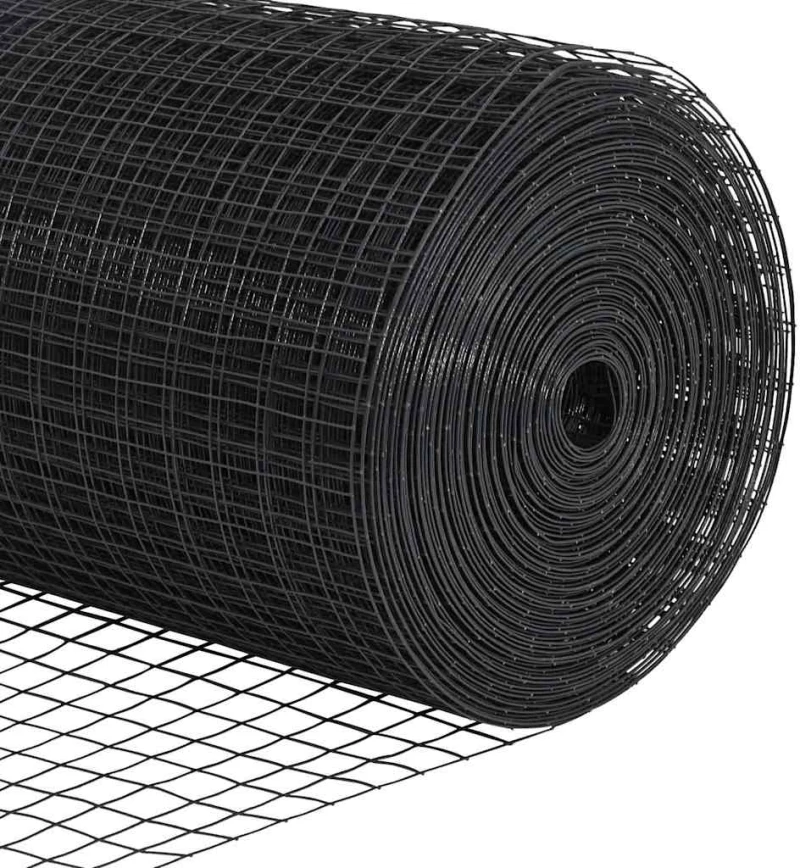vidaXL Σωληνωτό Συρματόπλεγμα Γκρι 1.4x50 μ Χάλυβας