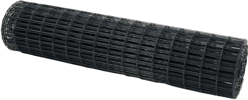 vidaXL Γκρι Ευρωπαϊκό Φράχτη 1.2x10 μ Σίδηρος