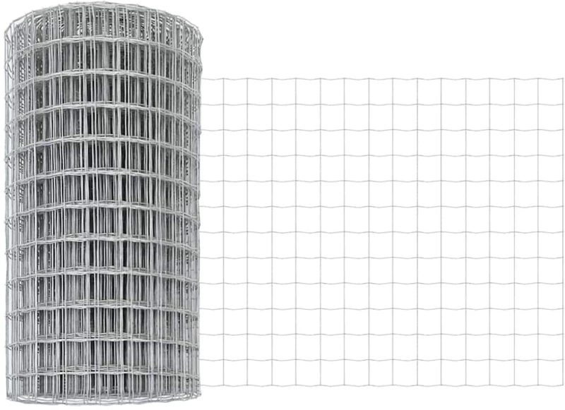 vidaXL Ευρωπαϊκός Φράκτης 0,6x10 μ Γαλβανισμένο Ατσάλι